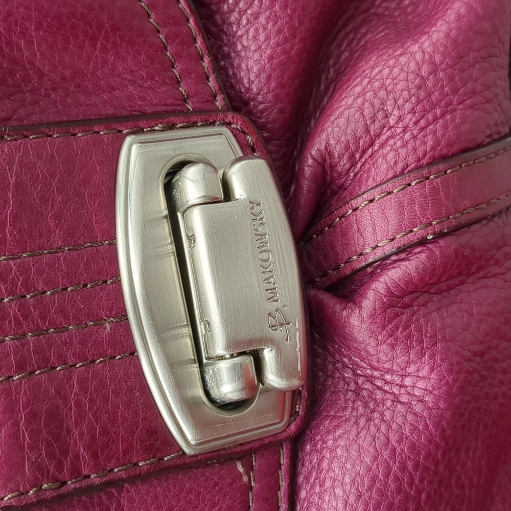 B. Makowsky purple bag - Picture 3 of 10
